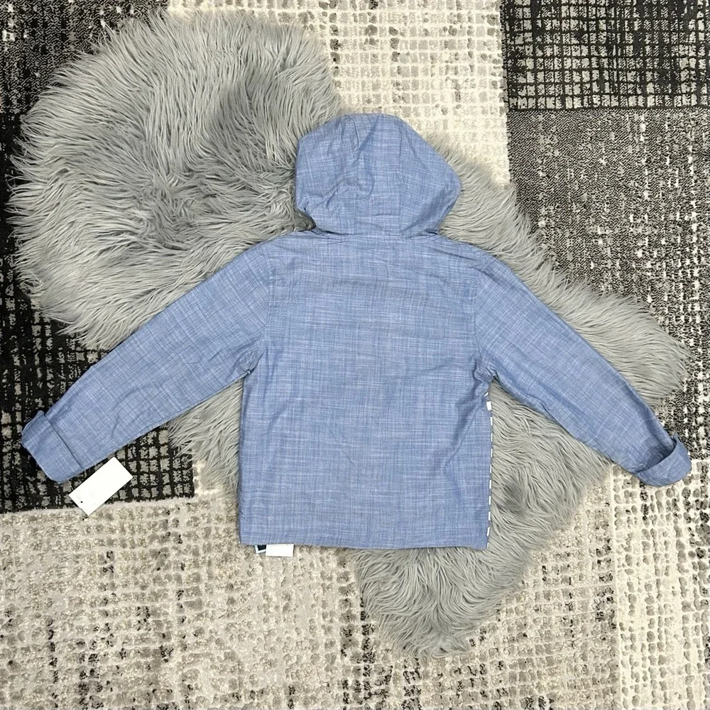 Andy & Evan Blue Reversible Toggle Parka Jacket‎ Size 6t Unisex ($74)